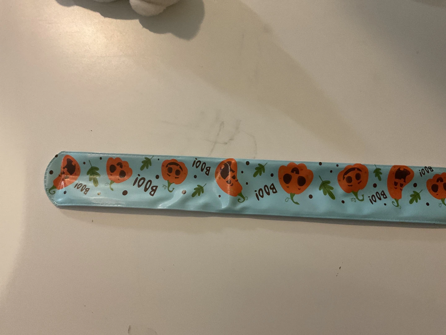 Halloween Pumpkin Slap Bracelet