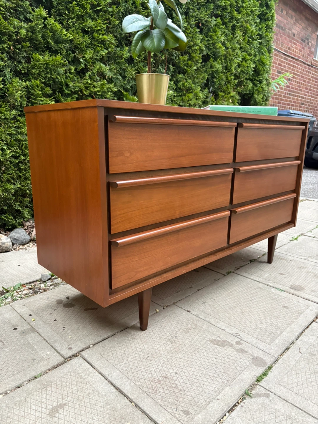 MCM Walnut Dresser - photo 2