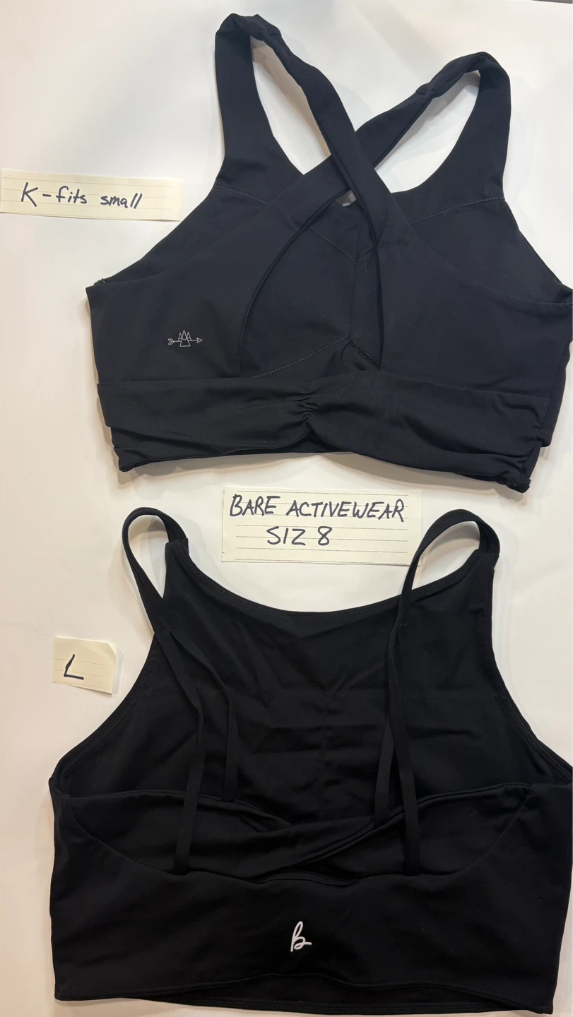 Bare Activewear Sports Bras - Size 8 - photo 5