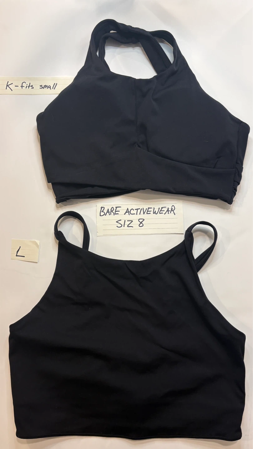 Bare Activewear Sports Bras - Size 8 - photo 4