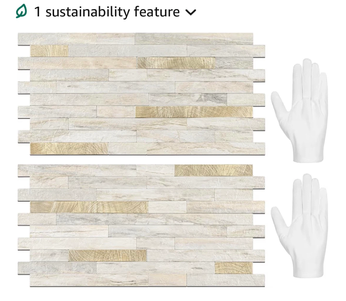 STICKGOO PVC Tiles - Wood Look Backsplash
