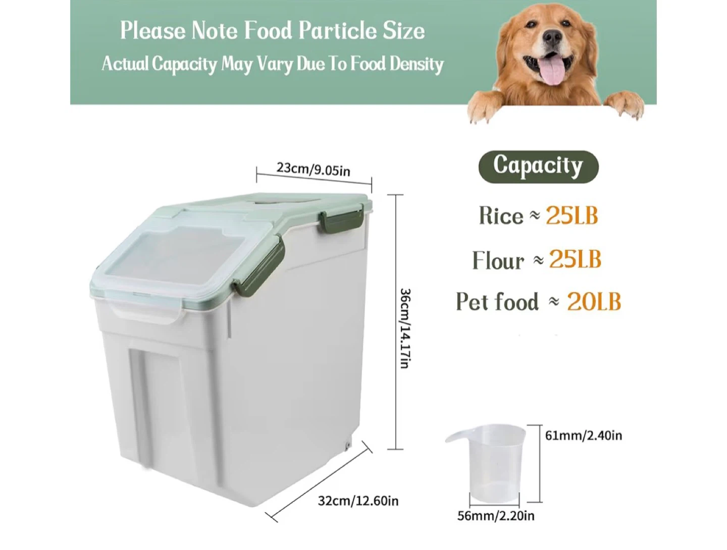 Set of 2 Food Storage Containers with Lids - photo 3