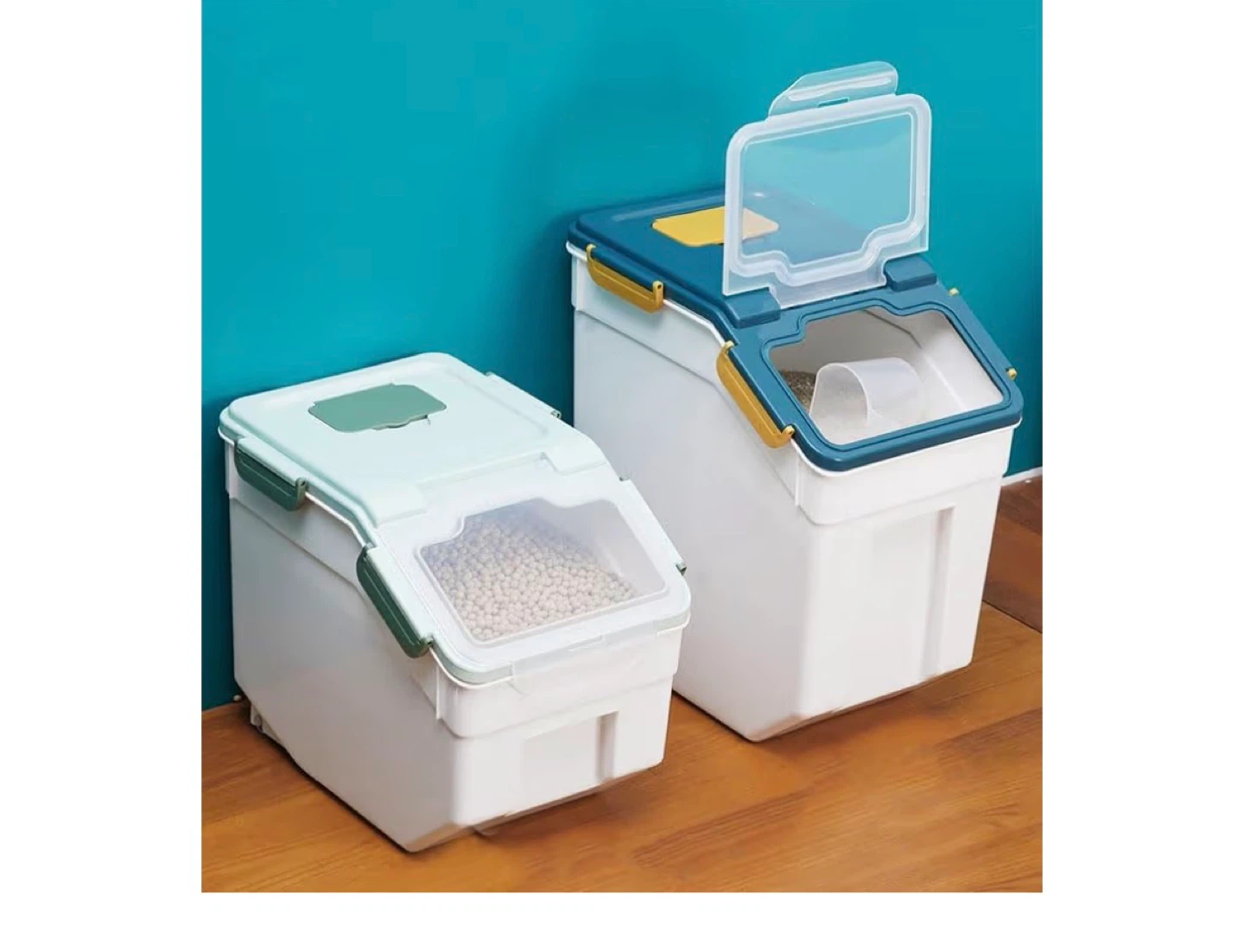 Set of 2 Food Storage Containers with Lids - photo 2