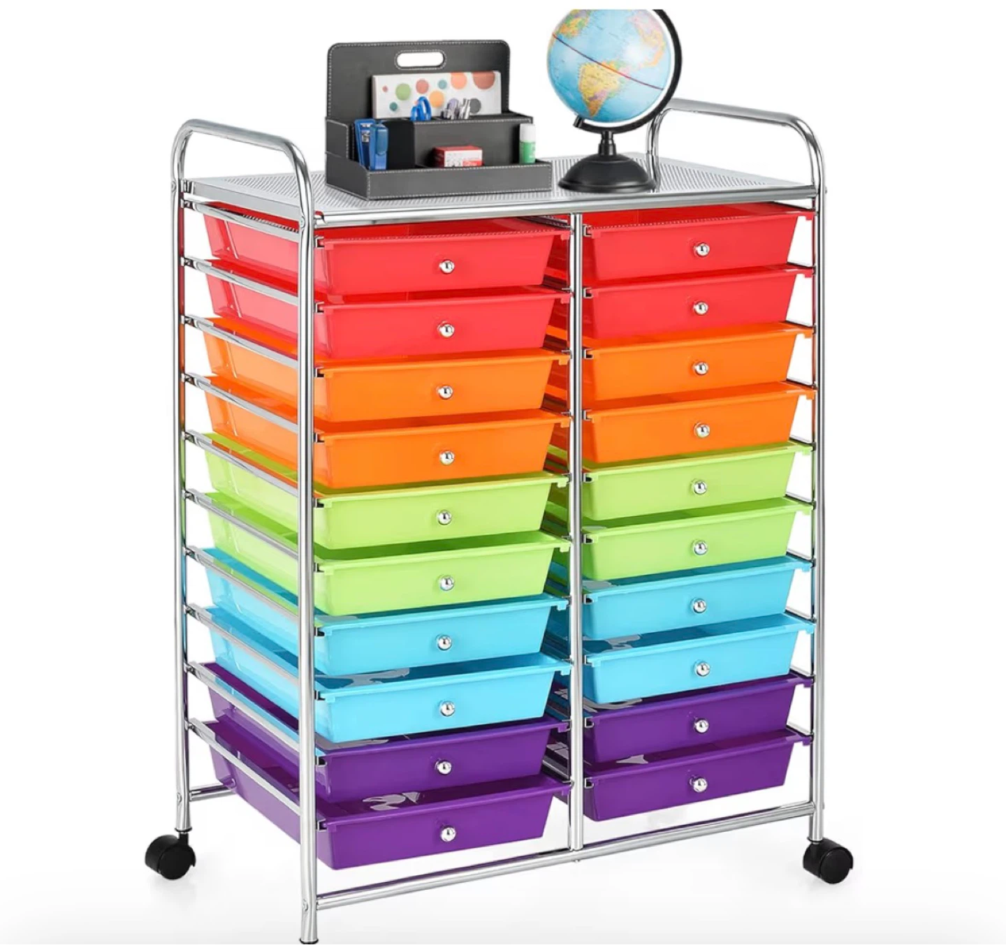 12-Drawer Rolling Storage Cart