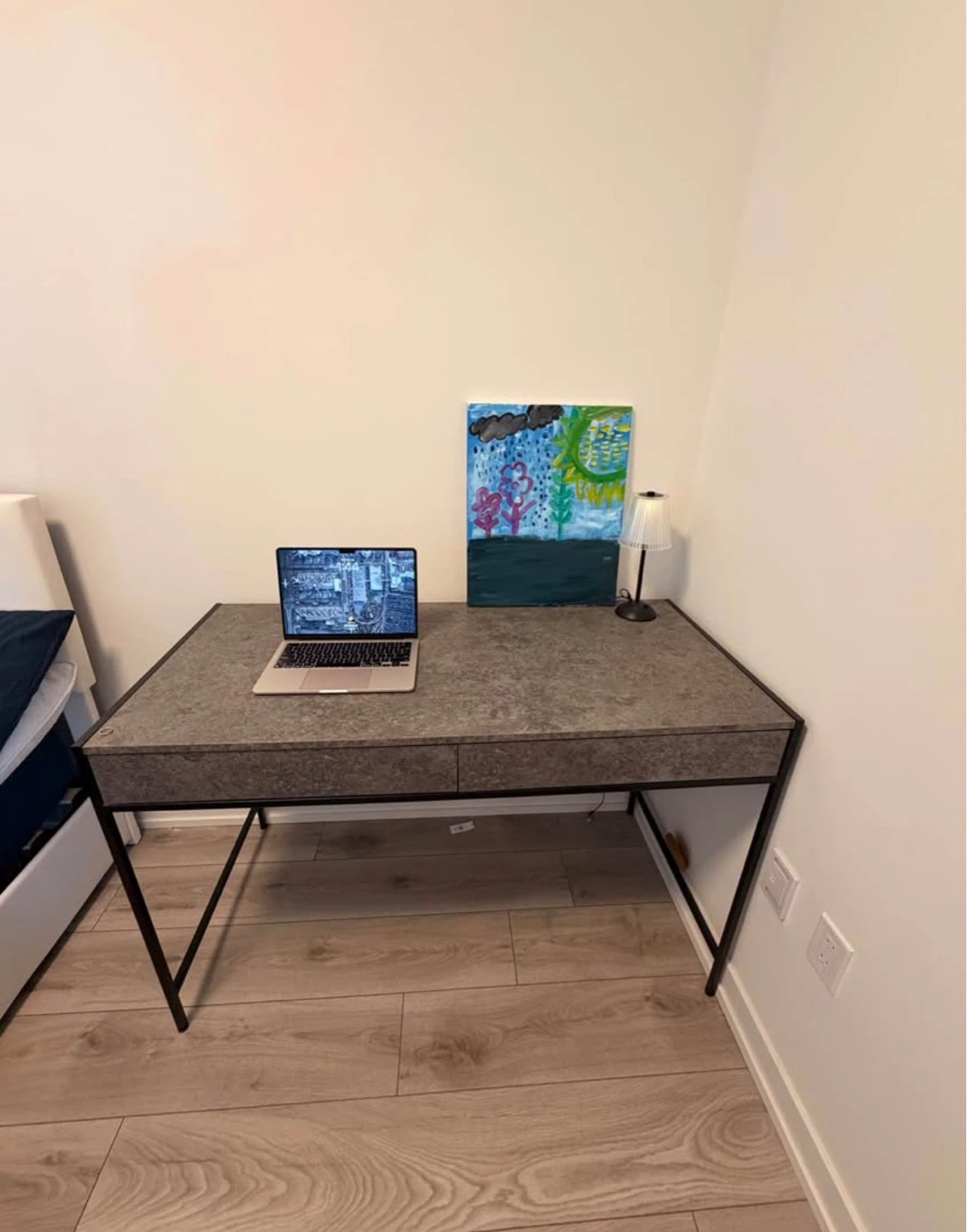 Grey High Quality Desk +  Office Chair