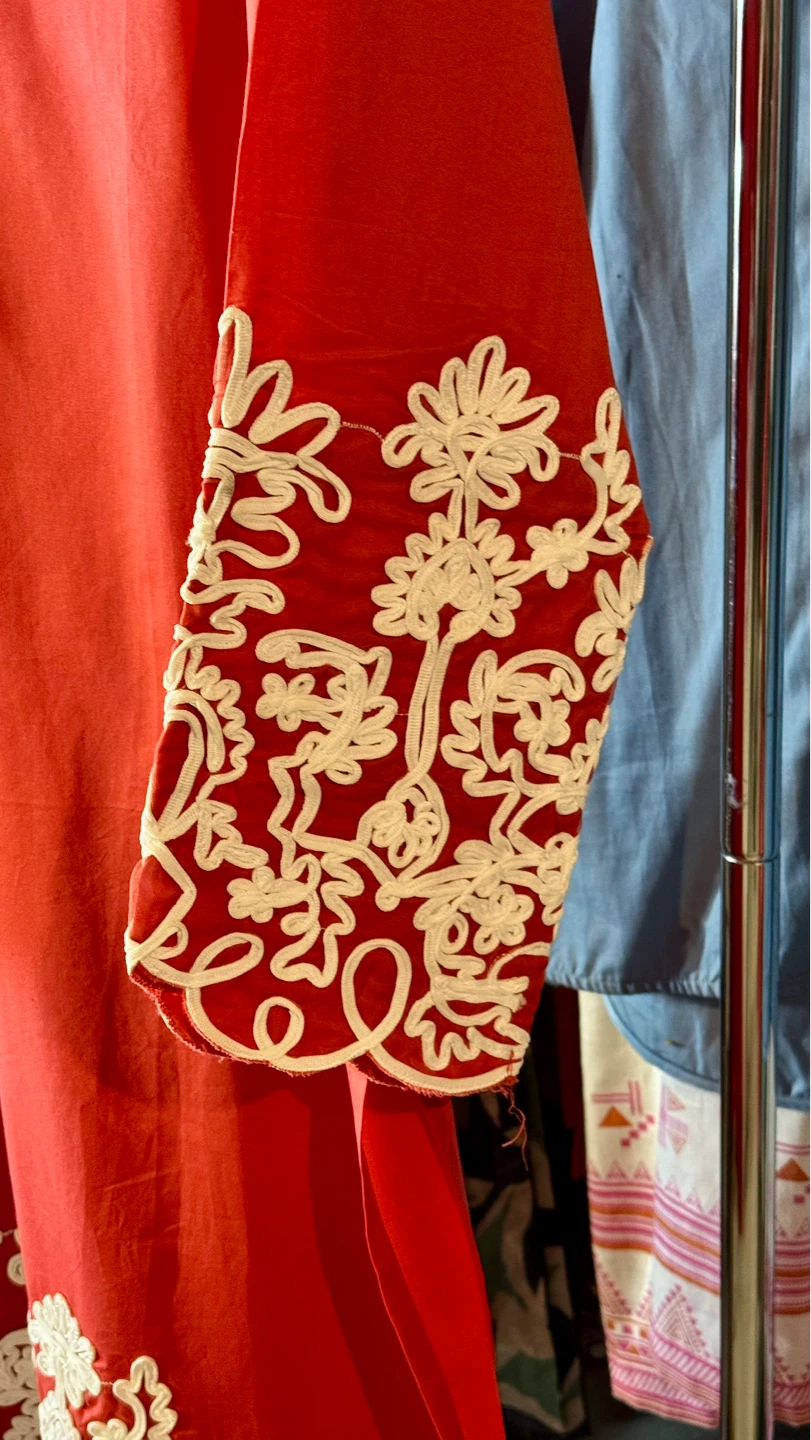 Sana Safinaz Red Embroidered Kurti Medium - photo 3