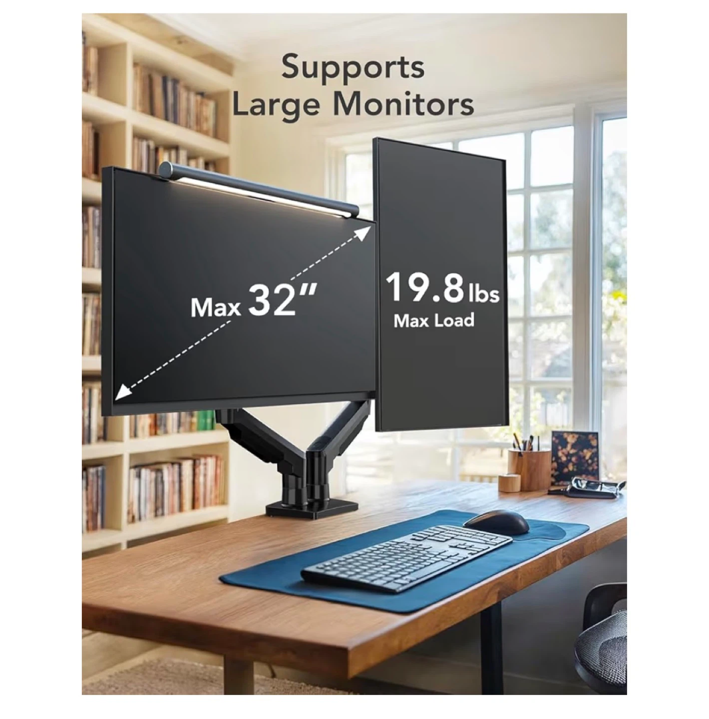 HUANUO Dual Monitor Desk Mount Stand - photo 2