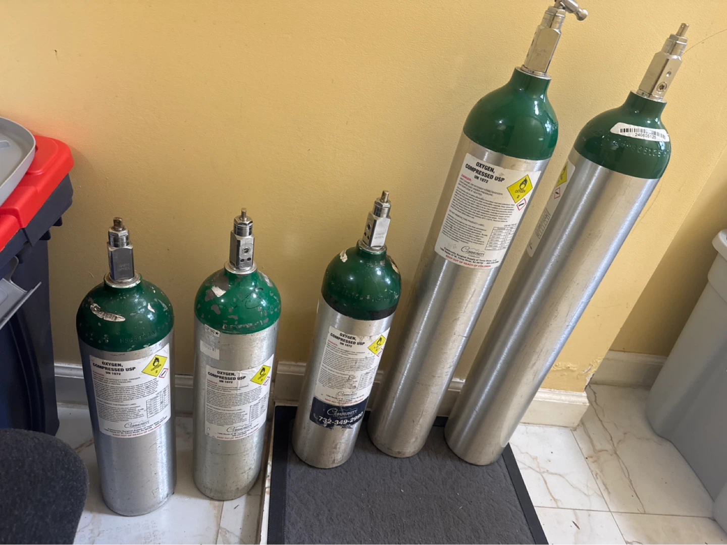 Oxygen Compressed USP Cylinder