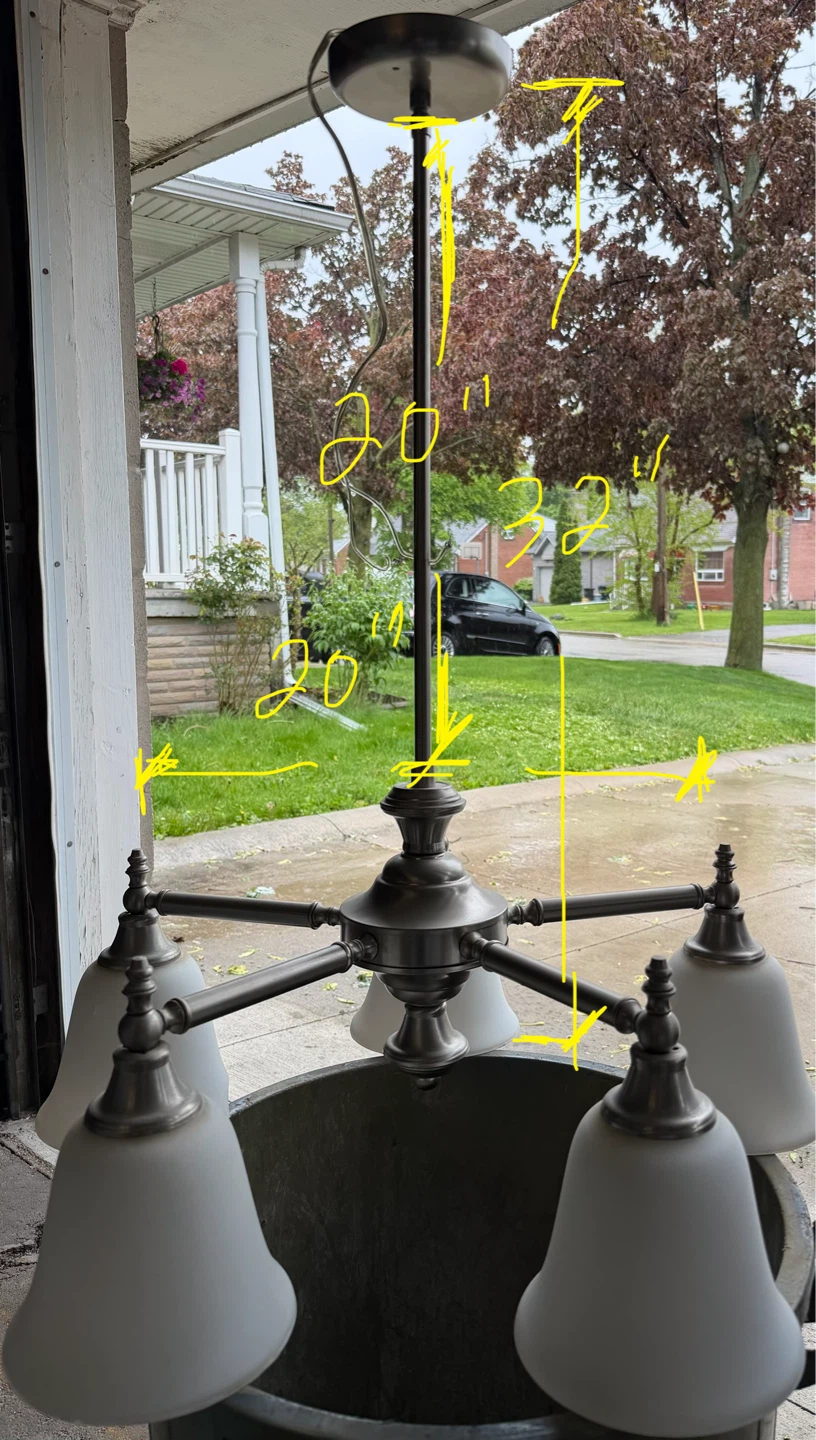 5-Light Chandelier - photo 3