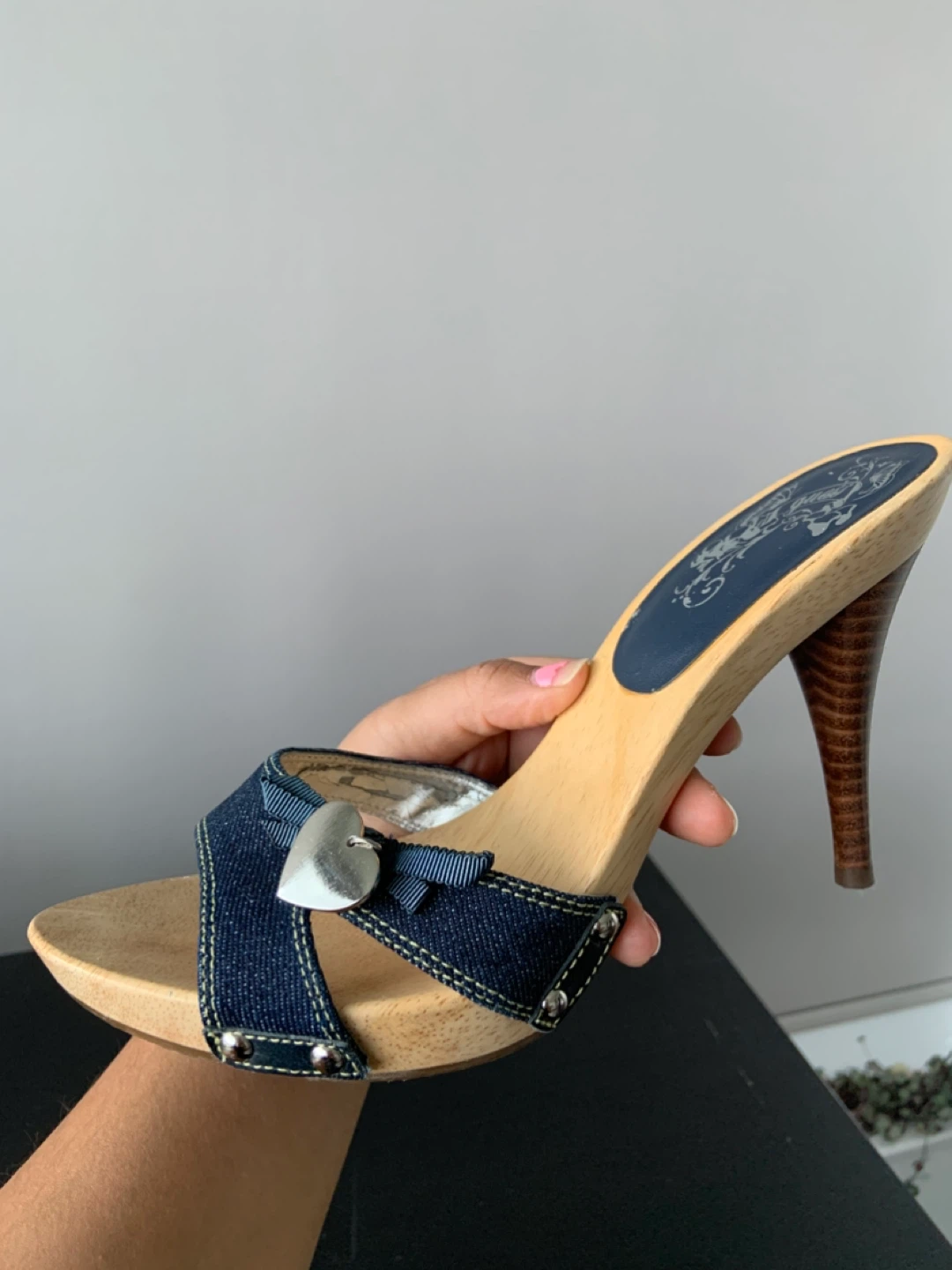 Y2K Vintage Denim Guess Heels - photo 3