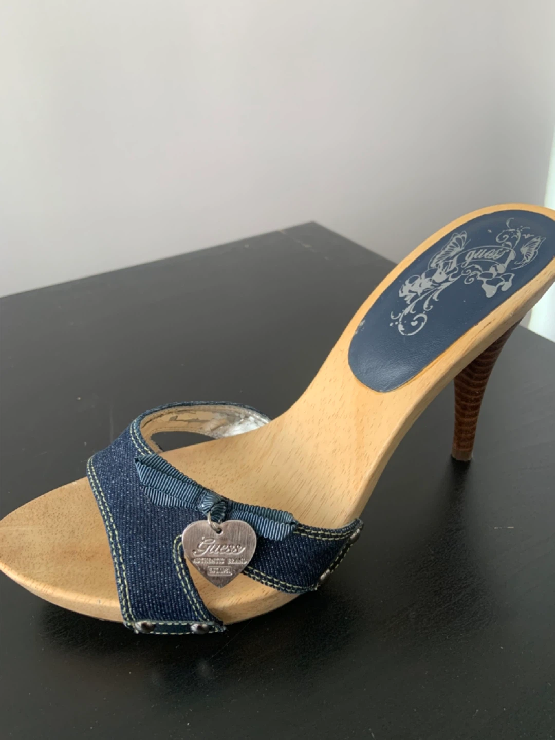 Y2K Vintage Denim Guess Heels - photo 4