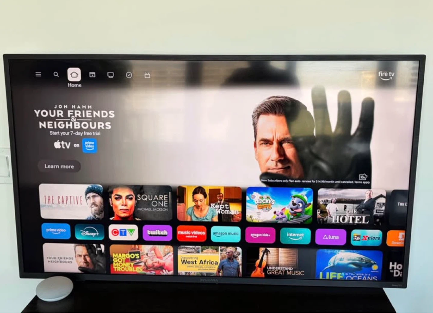 Insignia 50’ 4K UHD HDR TV - Lightly Used