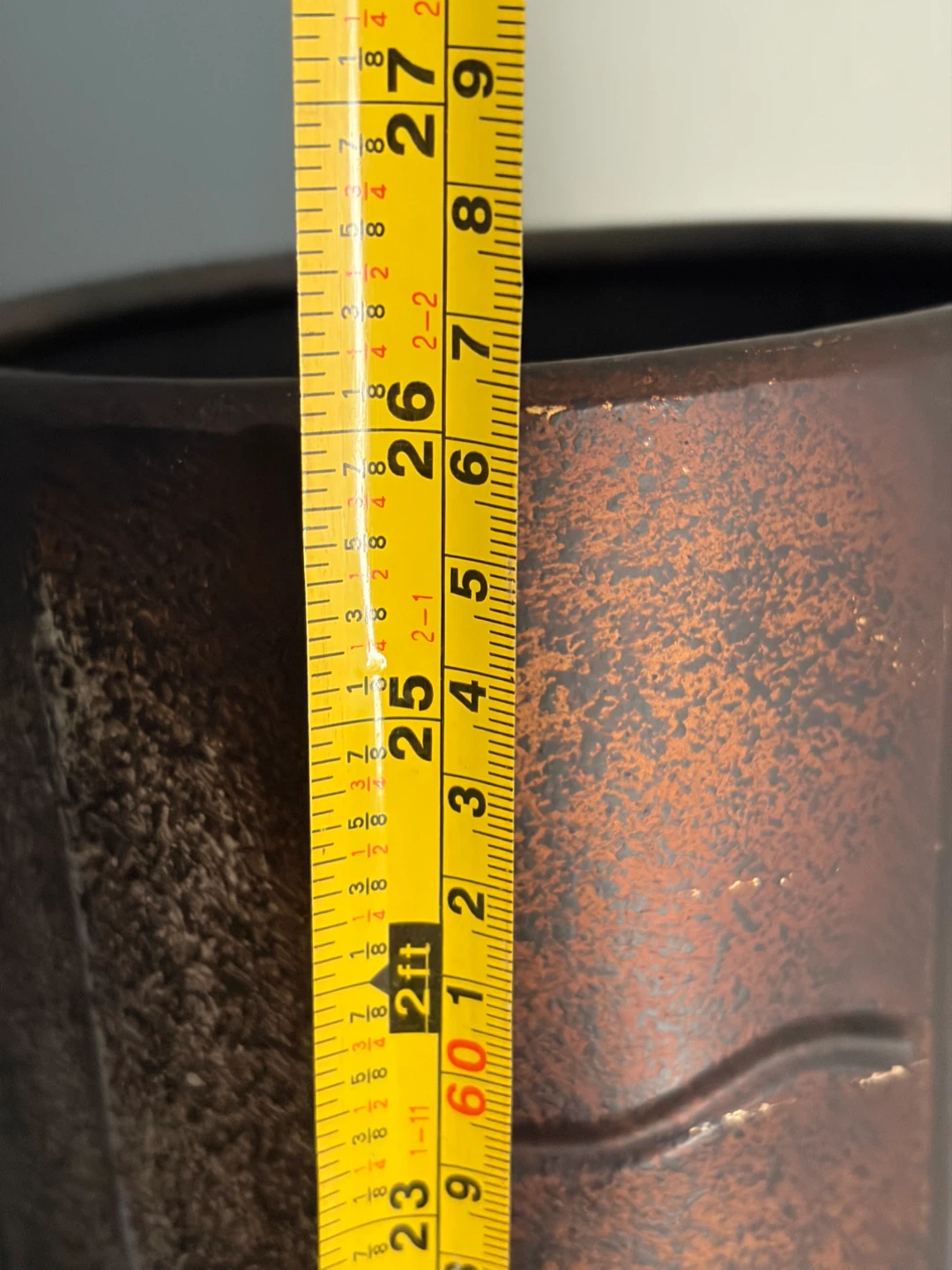 Tall Decorative Floor Vase Brown - photo 3