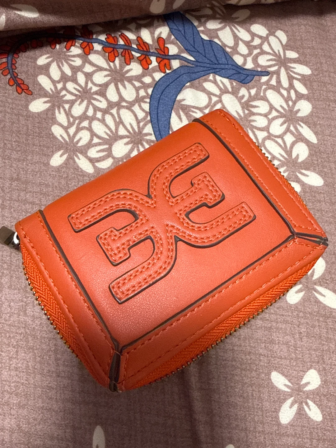 Sam Edelman Orange Zip Around Wallet - photo 2