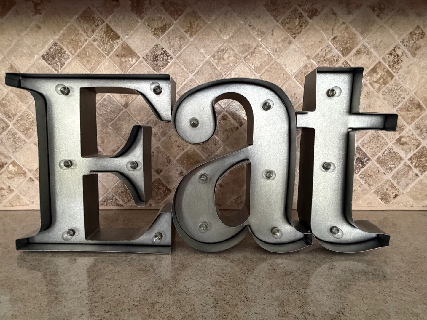 Metal Marquee Sign - EAT - photo 2