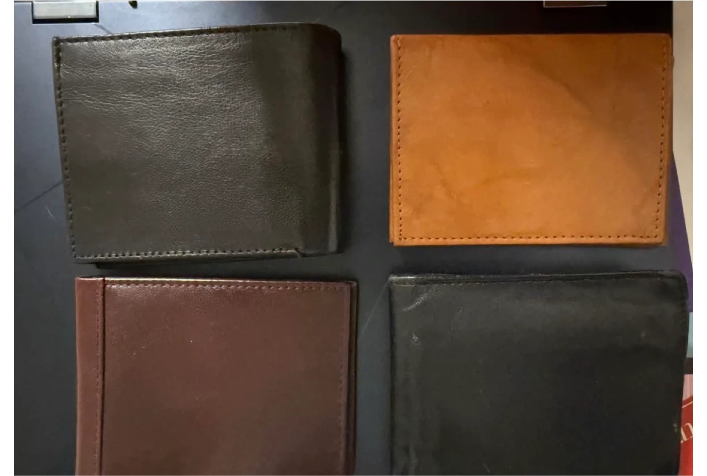 Lot of 4 Leather Wallets