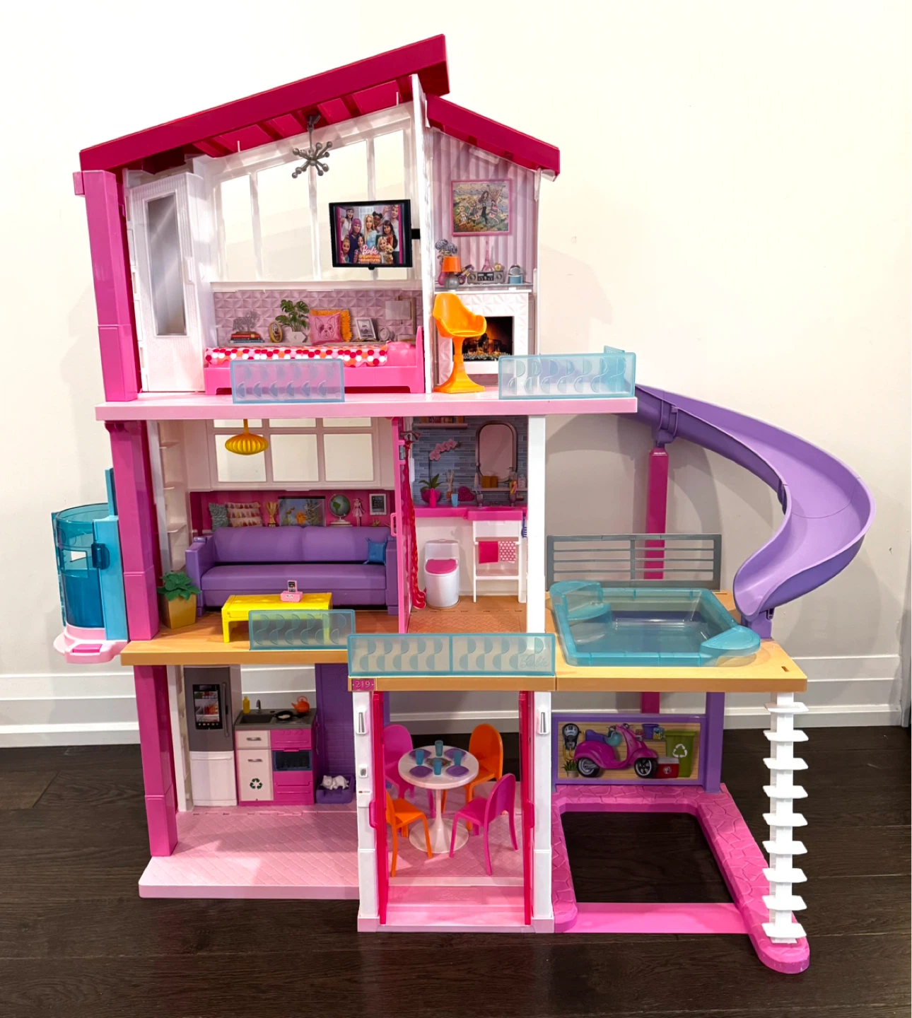 Barbie Dreamhouse, Camper, and Boat Playsets