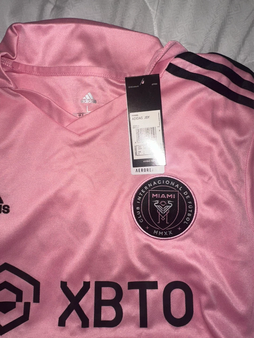 Adidas Inter Miami CF Messi #10 Pink Soccer Jersey Adult L - photo 3