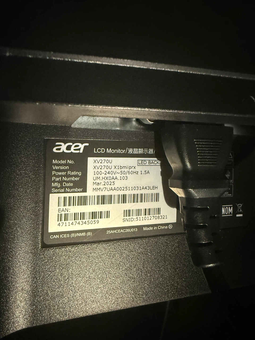 Acer monitor - photo 3