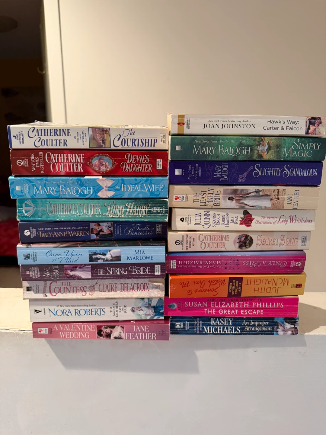 Assorted Romance Novels Collection - parcel