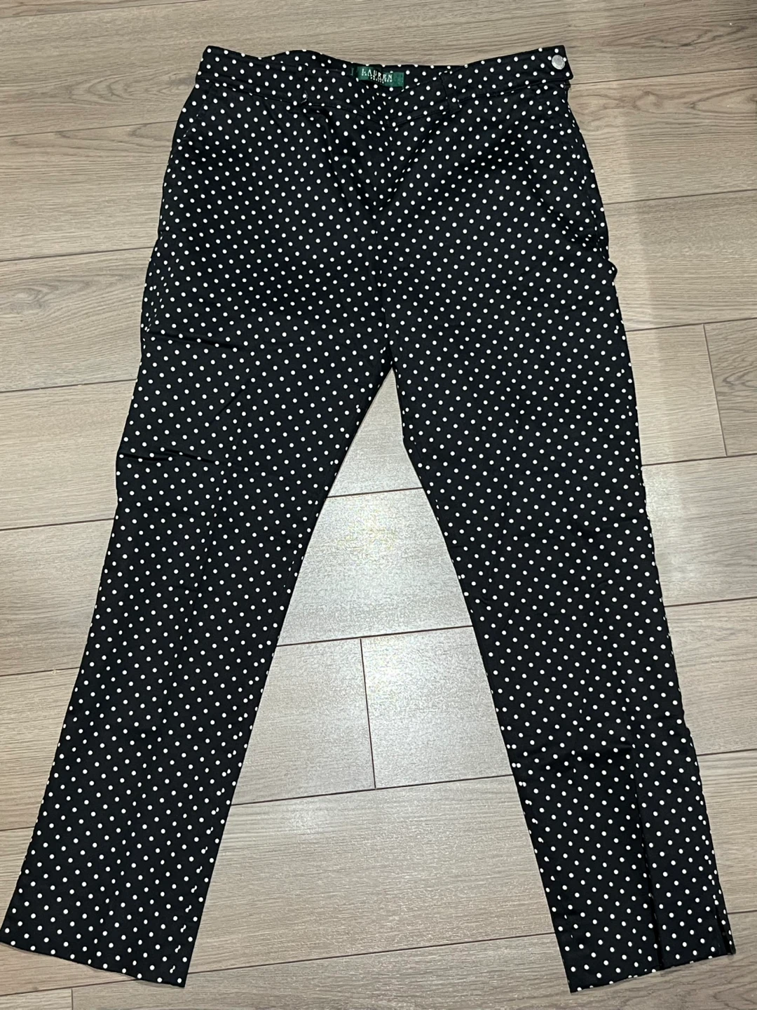 Lauren Ralph Lauren Petite Polka Dot Pants