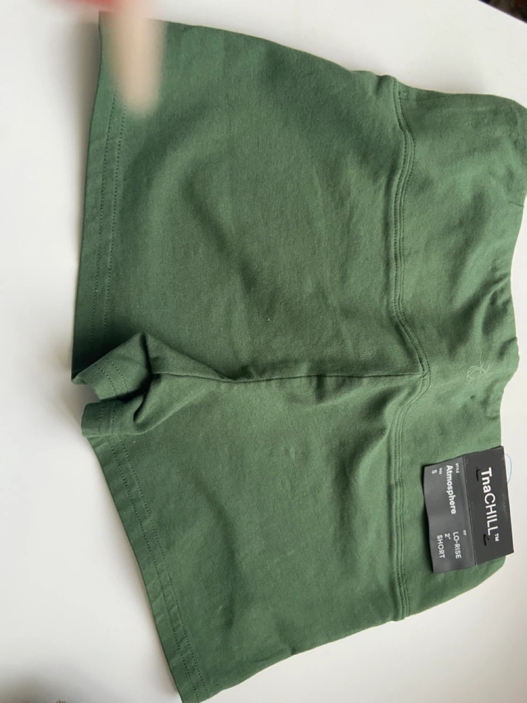 TNA aritzia ThaChill Atmosphere Green Lo-Rise Shorts - photo 3