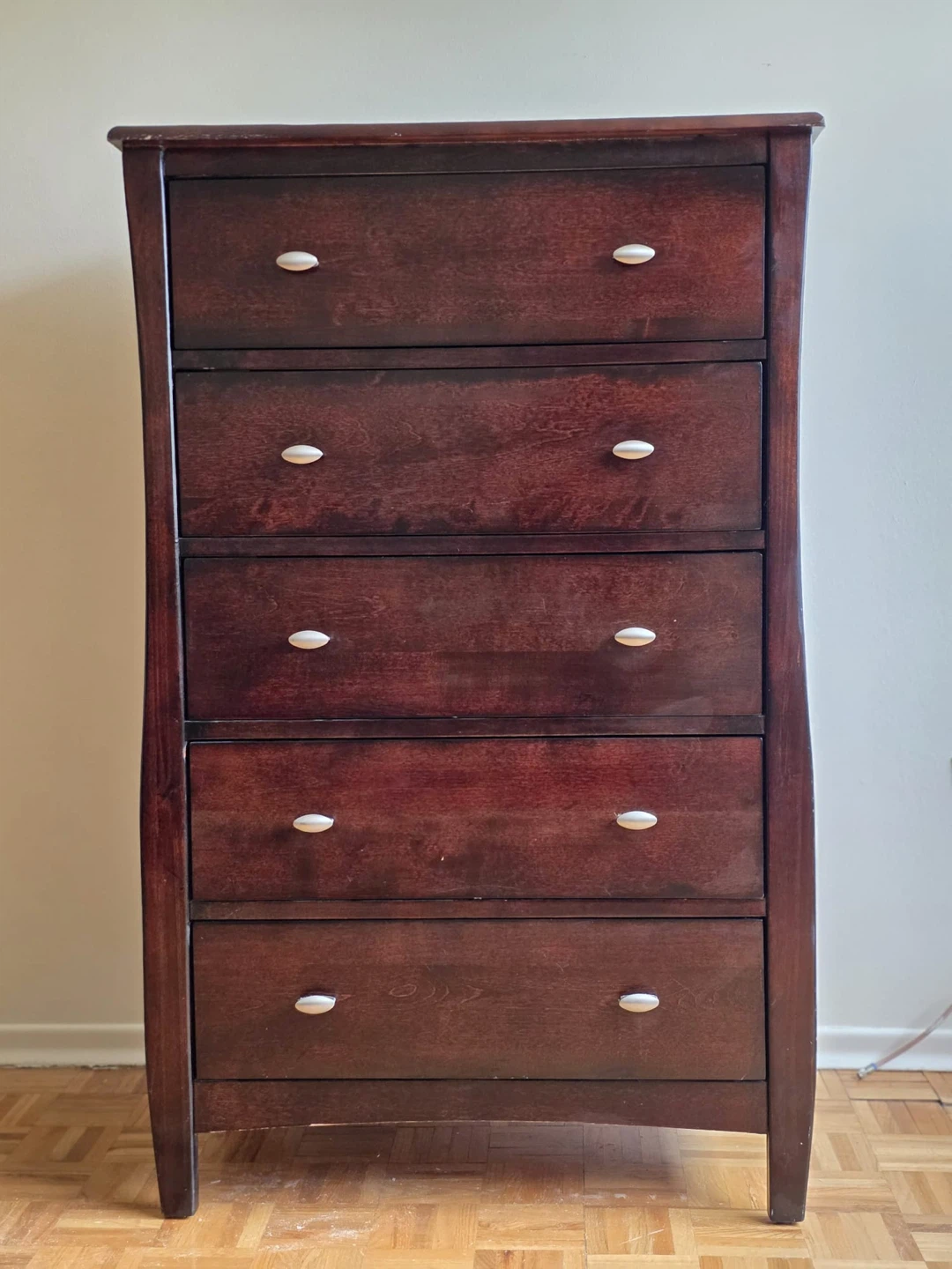 Dark Wood 6-Drawer Dresser