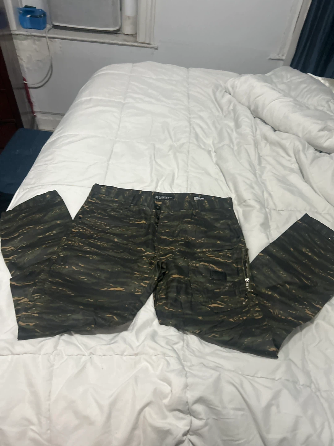 NO COUNTRY Patriot Relaxed Camo Pants W34 L34 - photo 5