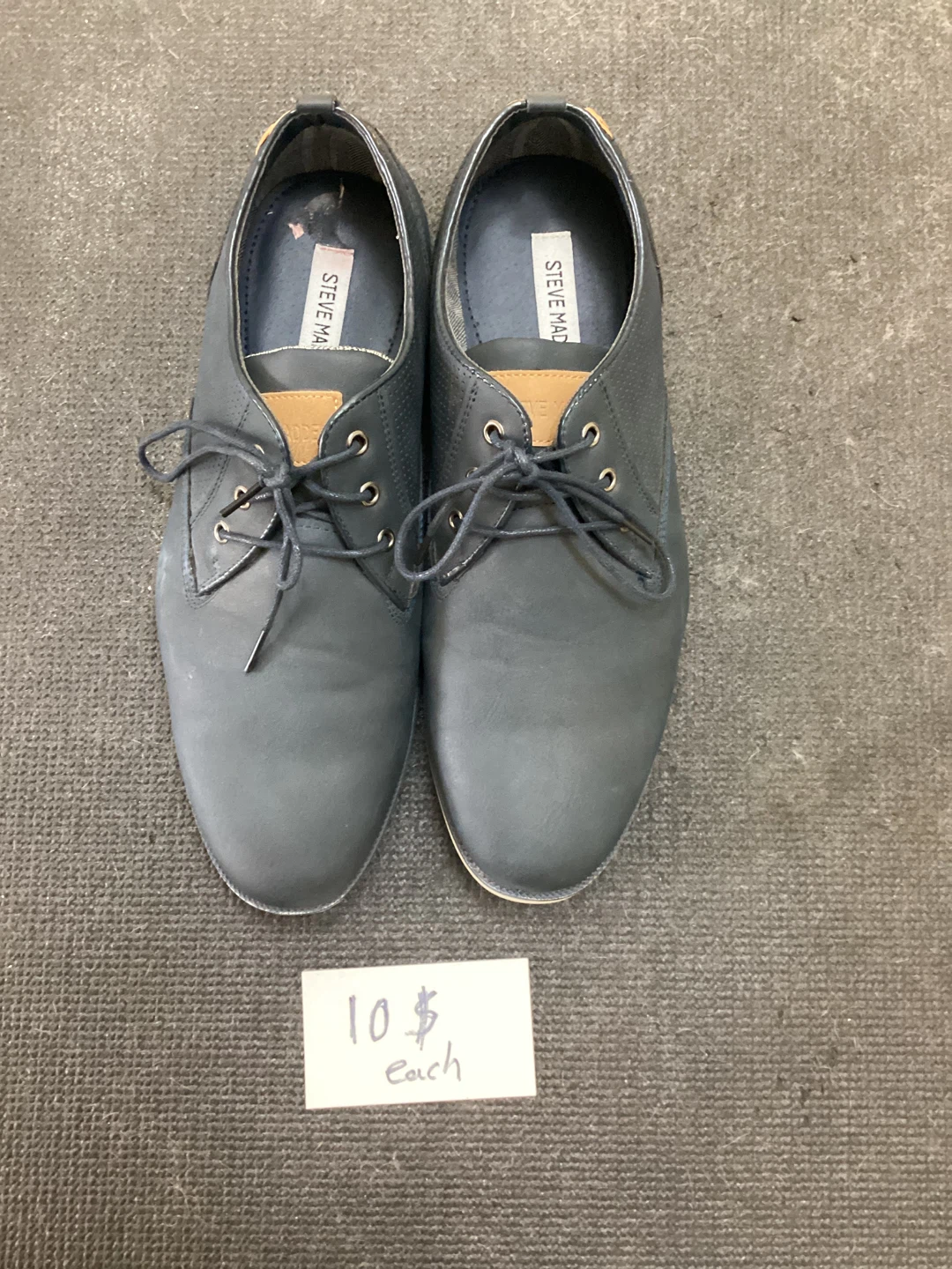 Steve Madden Dark Grey Oxford Shoes