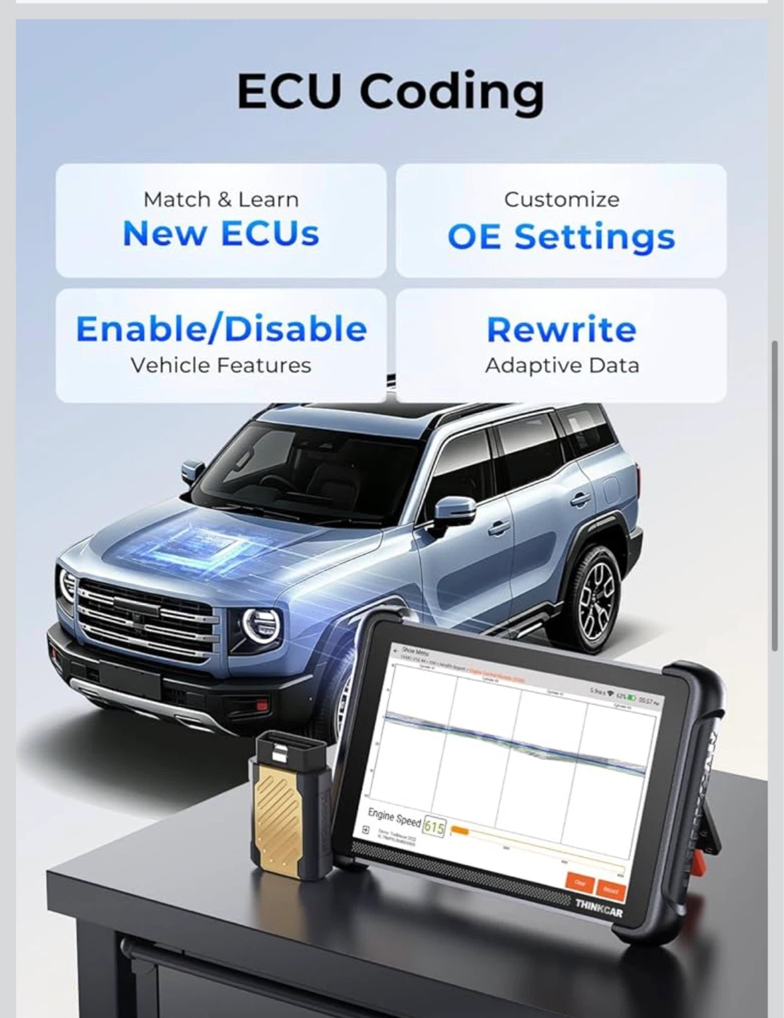 THINKSCAN 689BT OBD2 Scanner Diagnostic Tool - photo 4