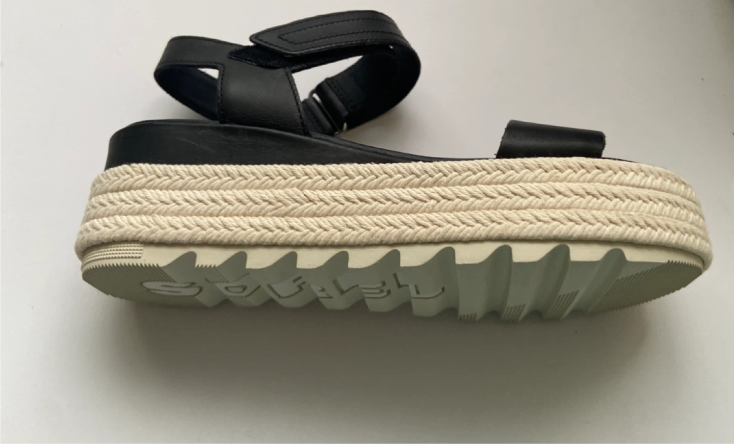 Sorel Black Platform Espadrille Sandals - photo 4
