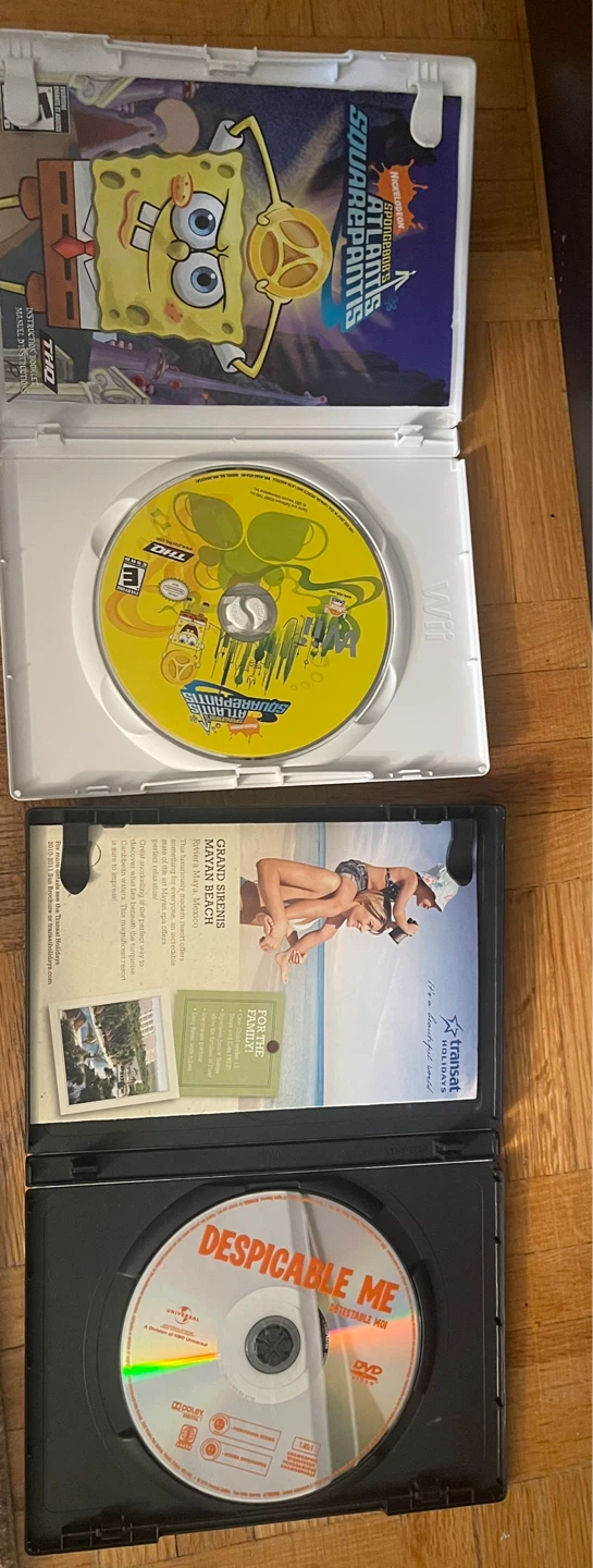 SpongeBob's Atlantis SquarePantis Wii Game & Despicable Me DVD - photo 4