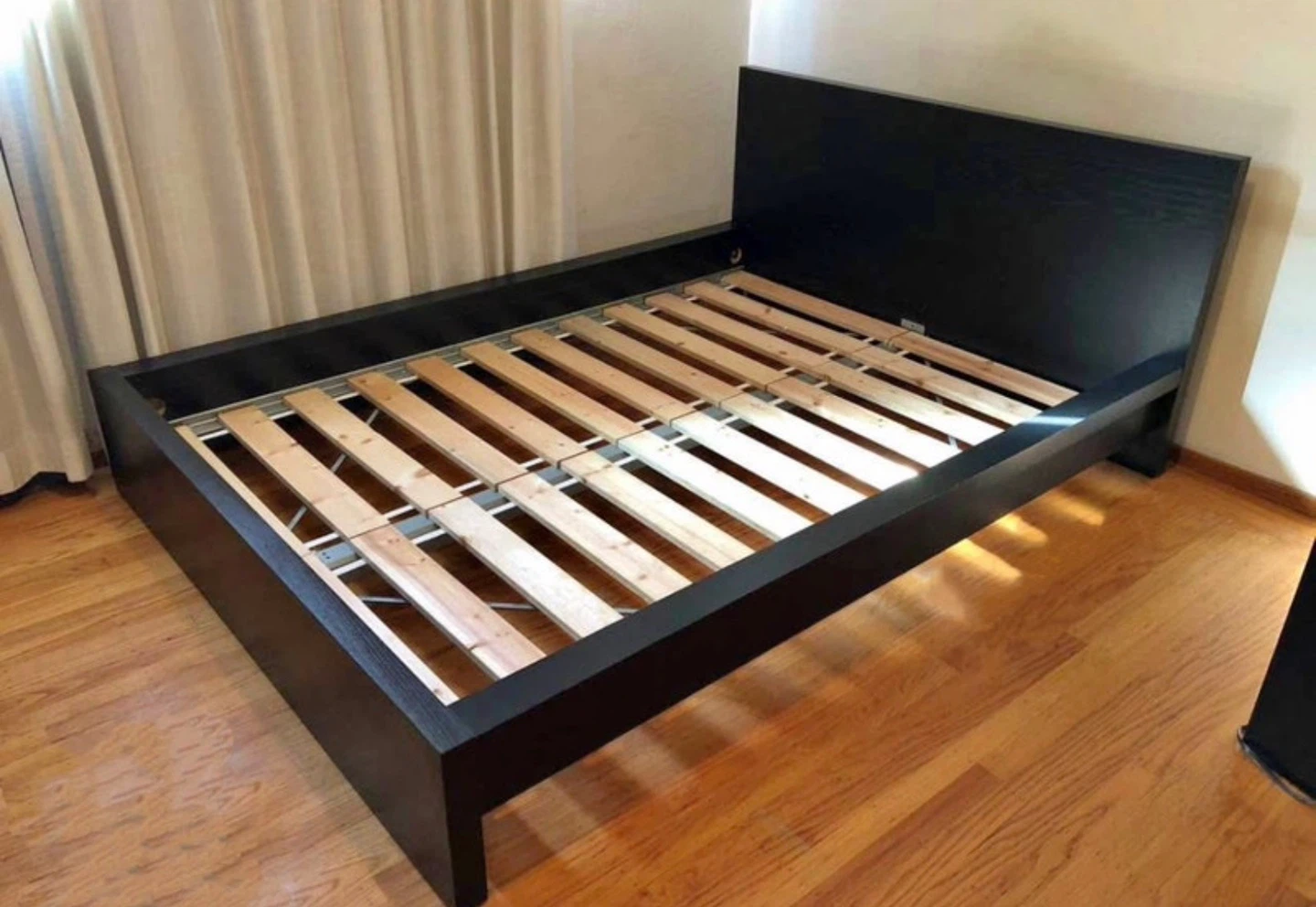 IKEA Queen bed frame MALM BLACK BROWN colour