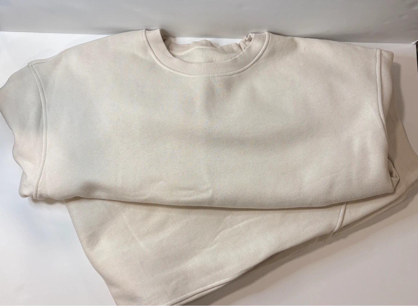 Bare Activewear Cream Sweatshirt & Joggers Set