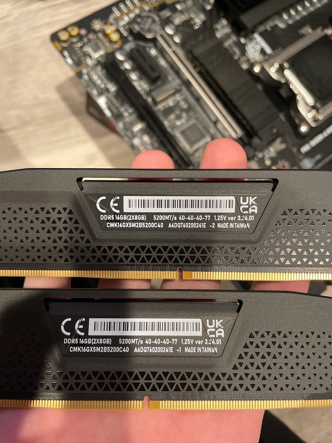 Corsair Vengeance DDR5 RAM 16GB (2x8GB)
