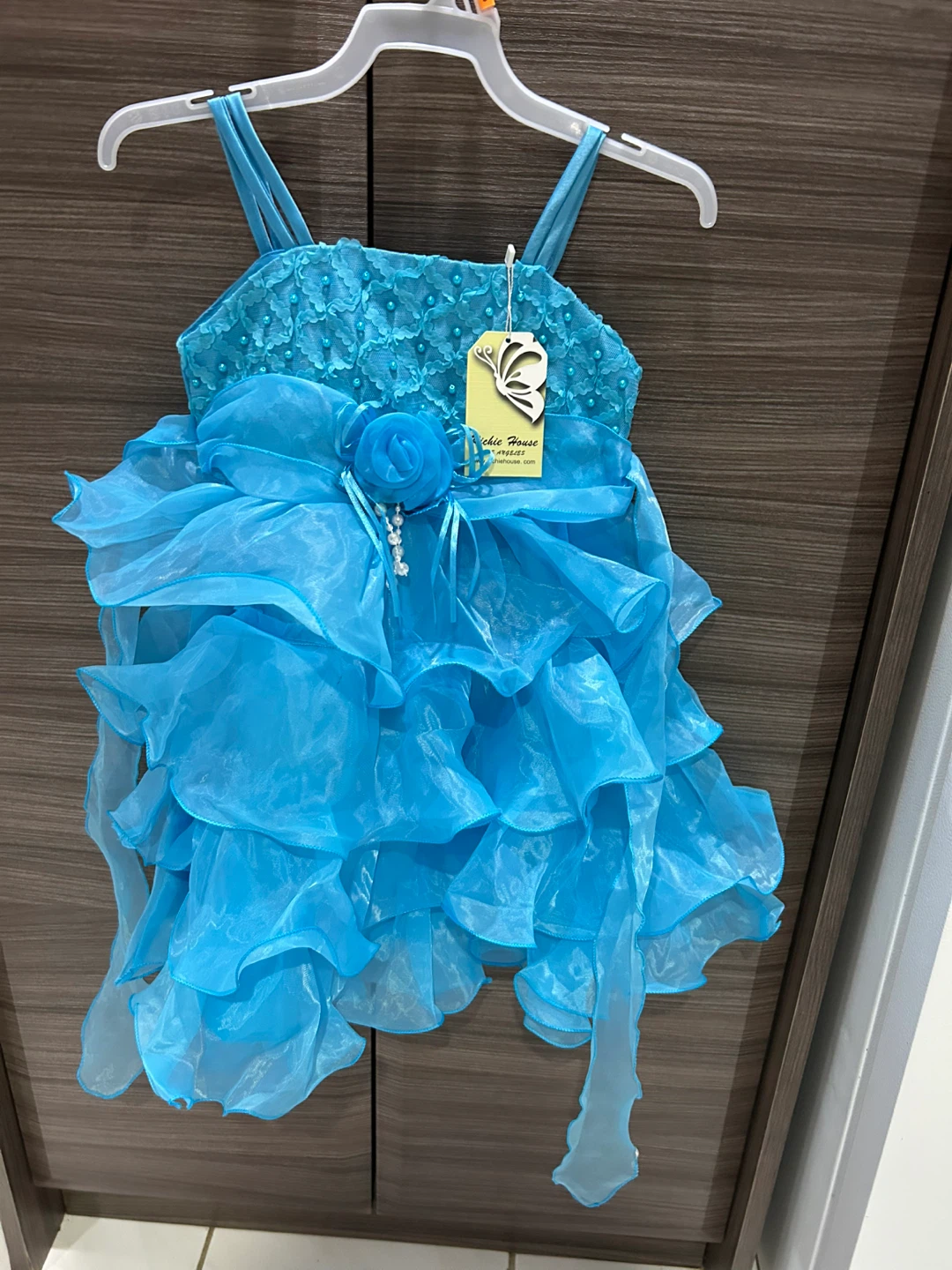 Richie House Blue Organza Dress - photo 4