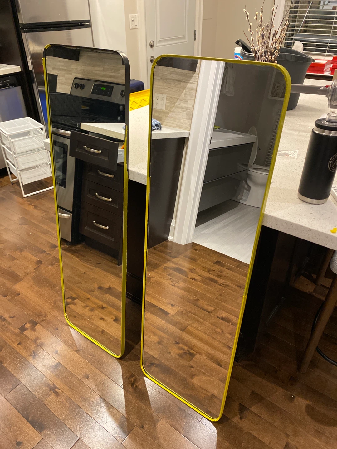 Two IKEA mirrors