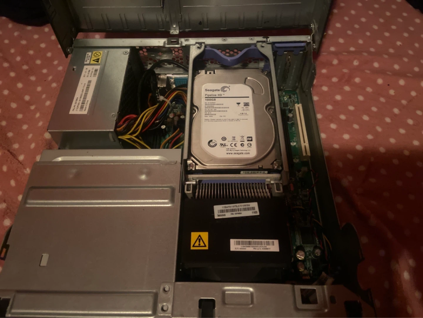1660 super, lenovo think centre, and a drone.