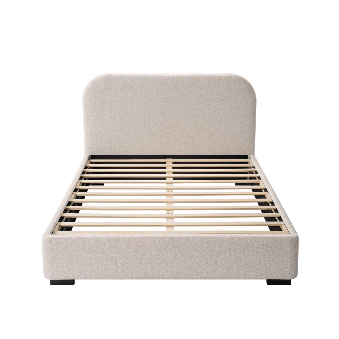 Boucle Platform Bed- king size - photo 5