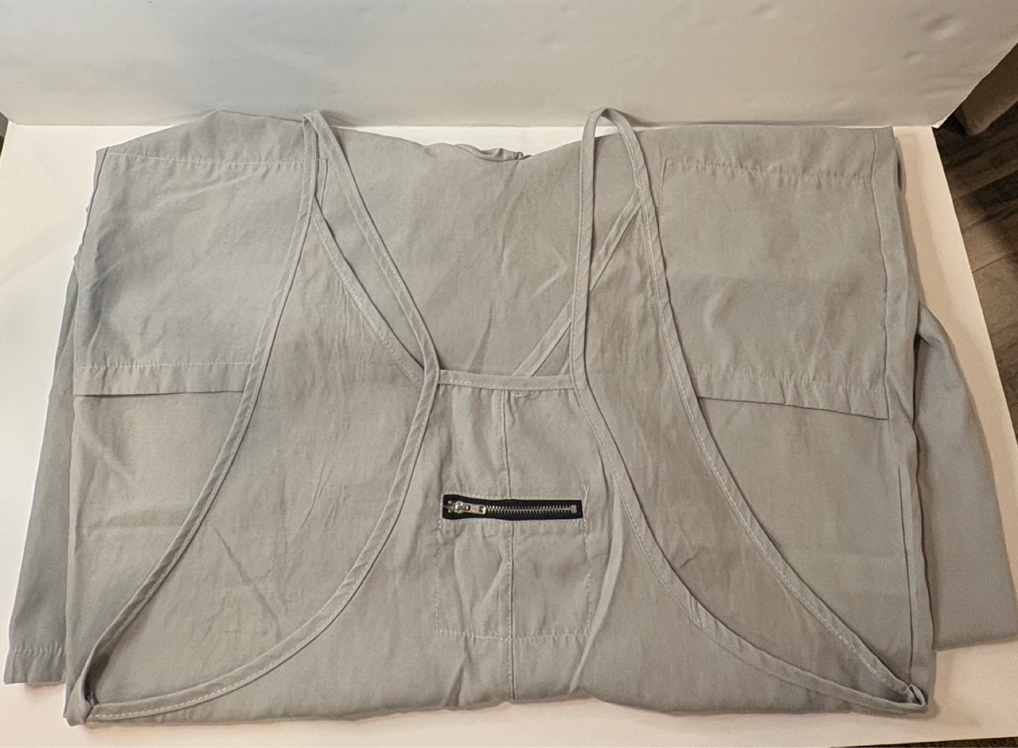 Grey Overalls Jumpsuit - photo 2