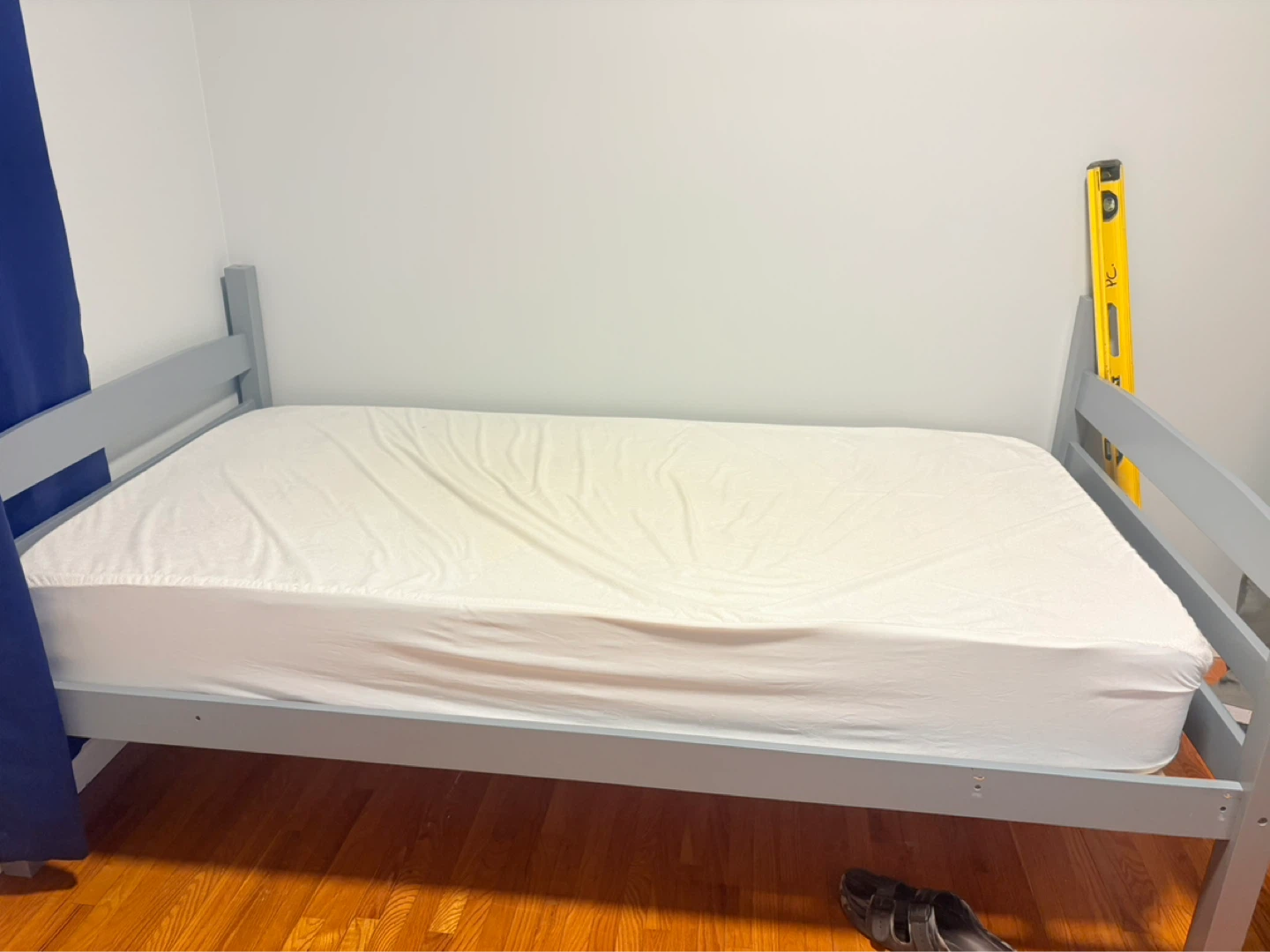 Grey Twin Bunk Bed with Mattress - photo 2