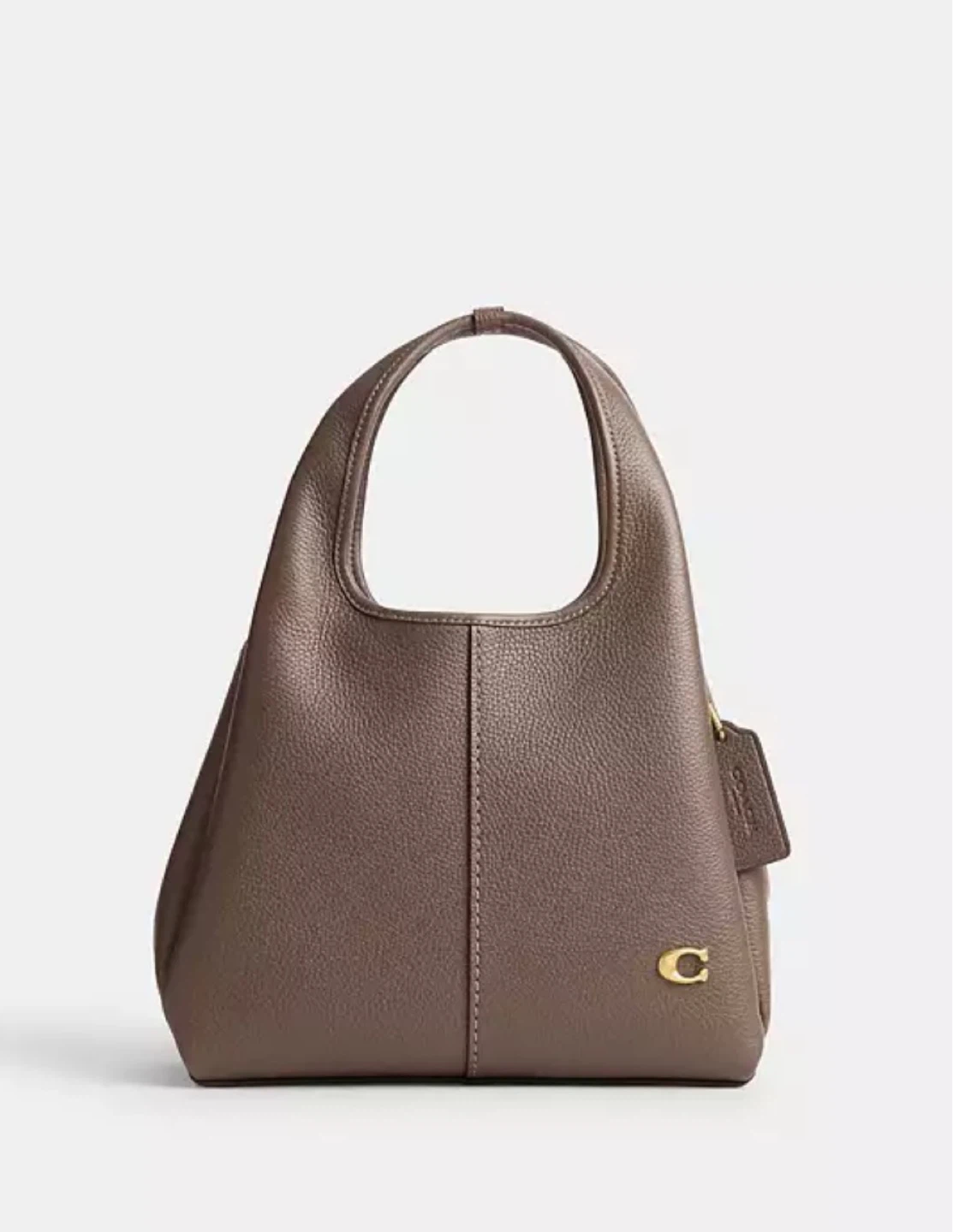Coach Shoulder Bag - Brown Suede
