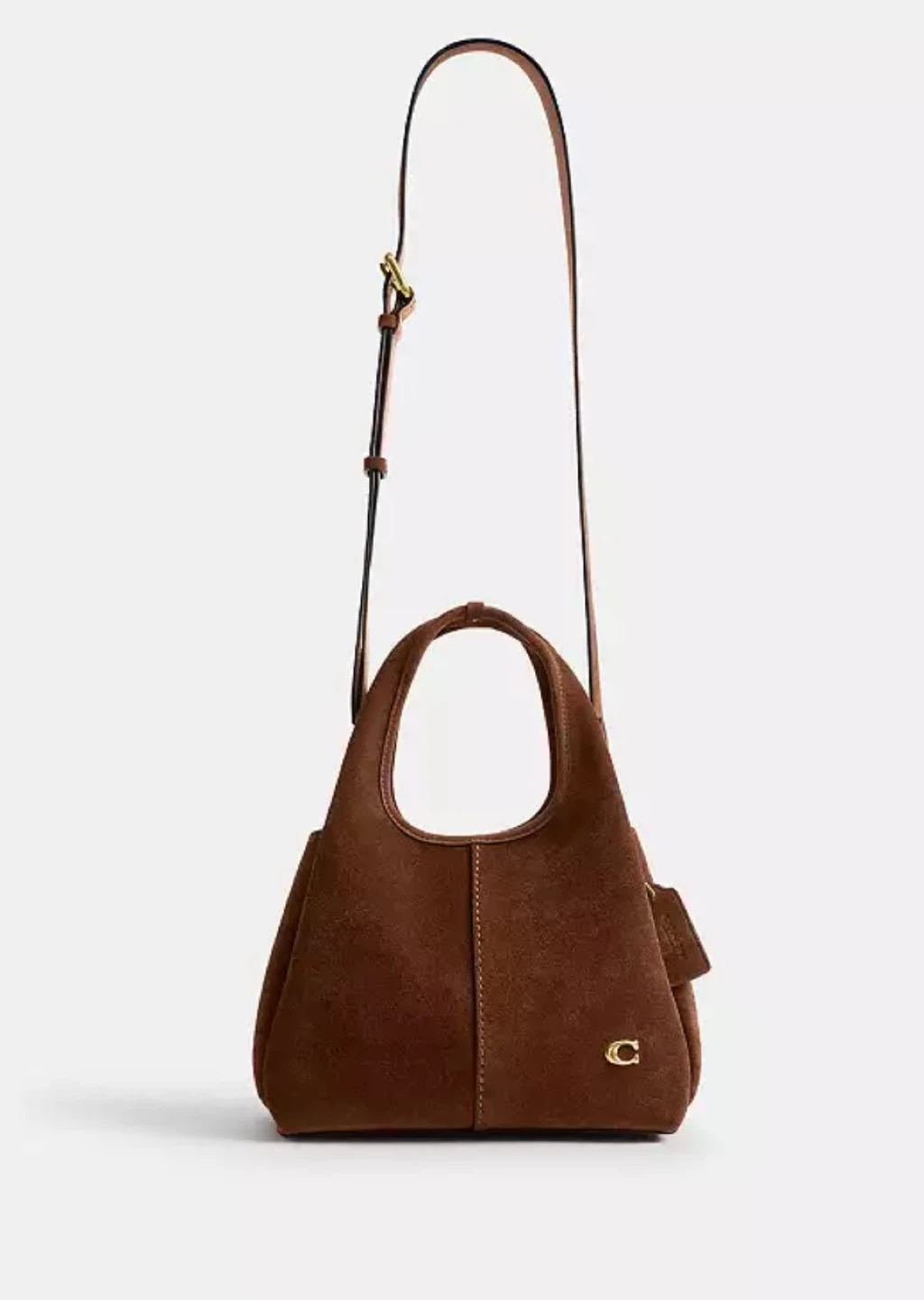 Coach Shoulder Bag - Brown Suede - photo 3