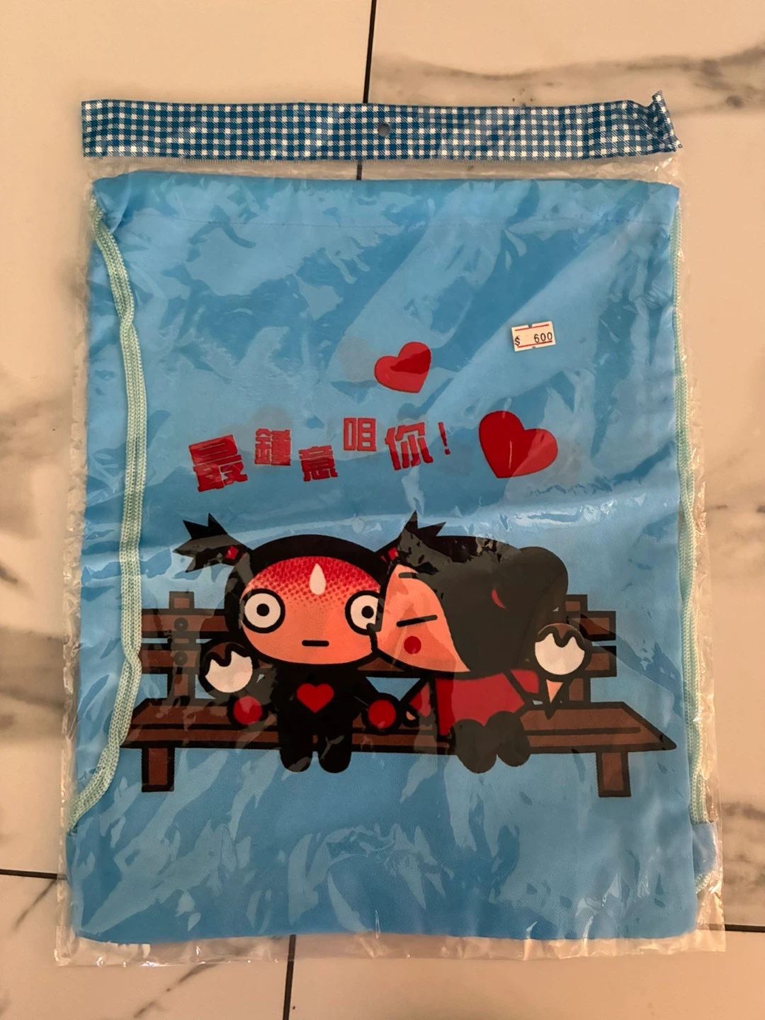 Peanuts Snoopy Blue Drawstring Bag - photo 2