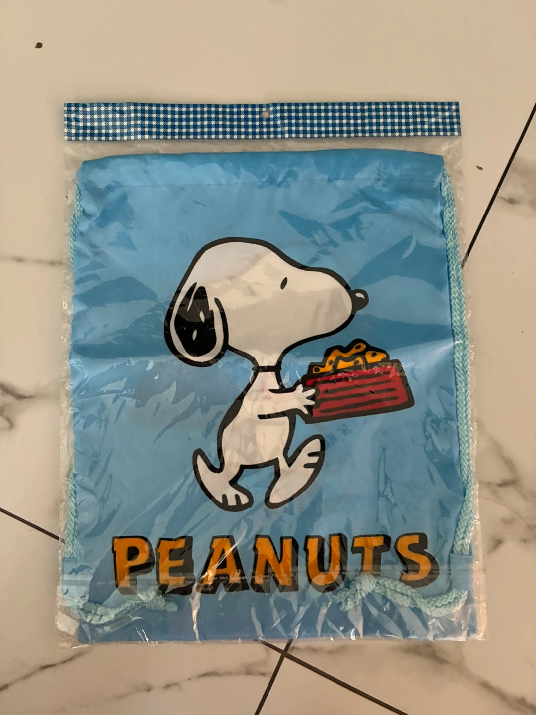Peanuts Snoopy Blue Drawstring Bag - photo 4
