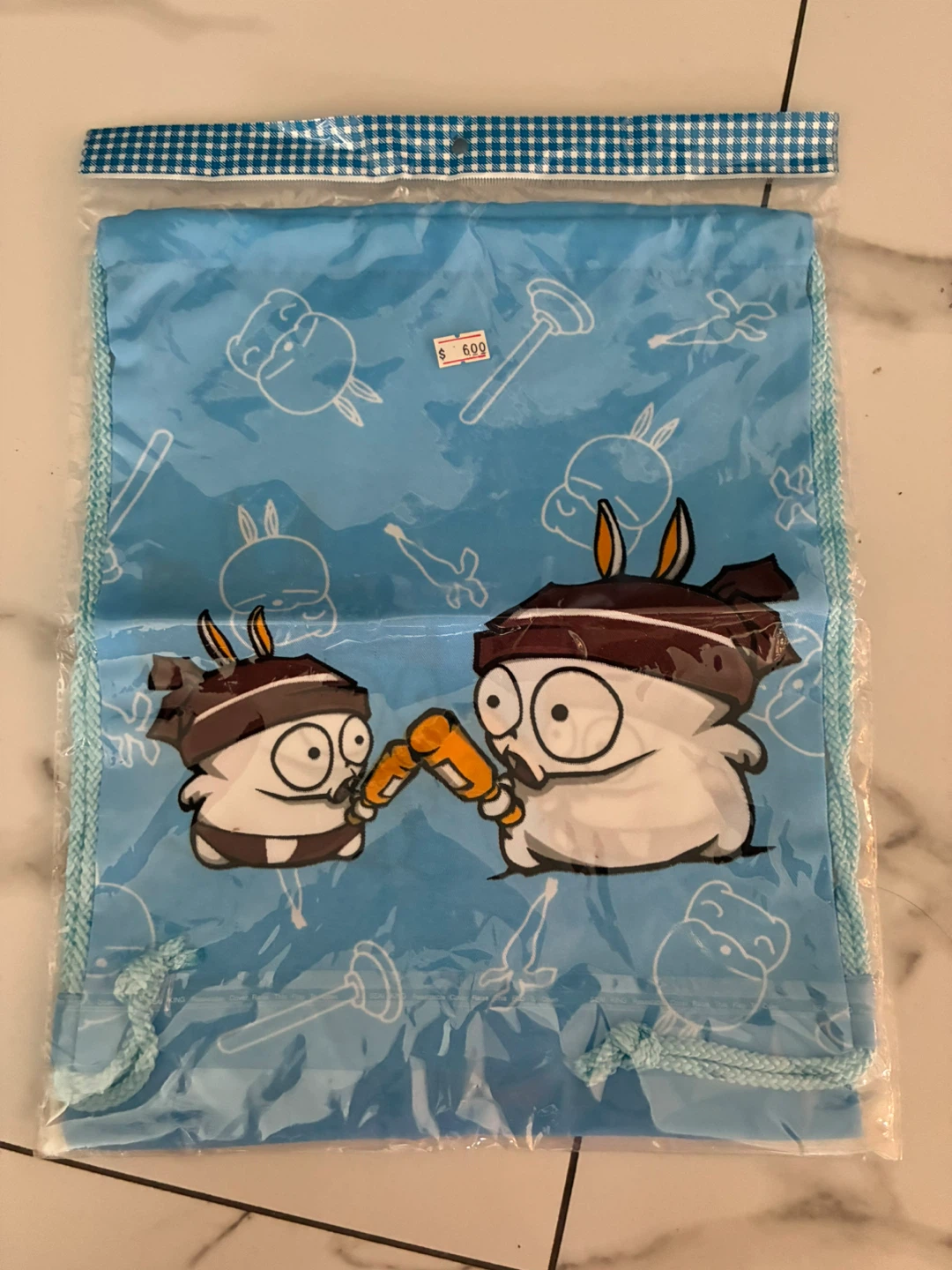 Peanuts Snoopy Blue Drawstring Bag - photo 3