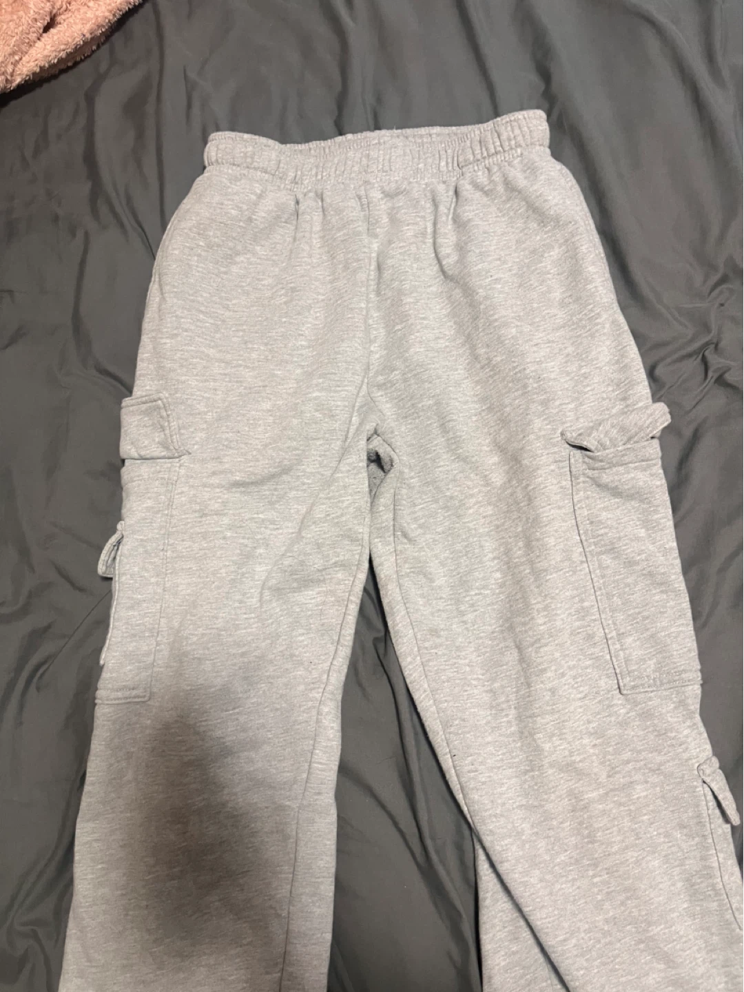 Grey Cargo Sweatpants - Garage