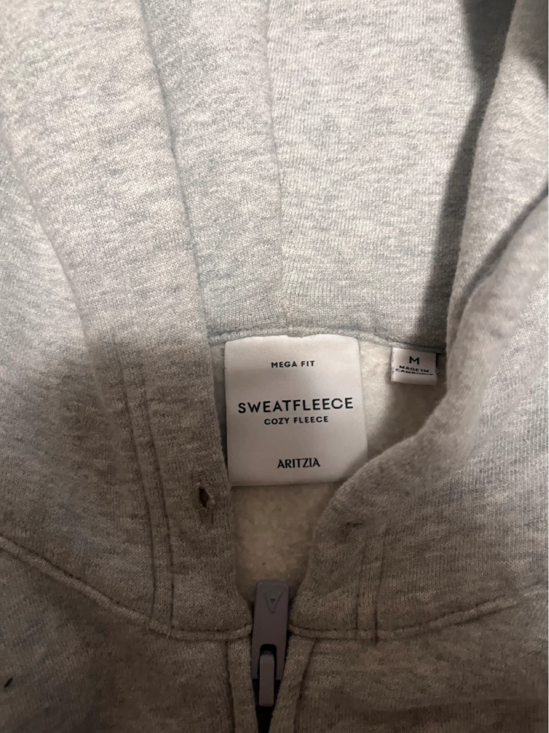 ARITZIA Mega Fit Sweatfleece Cozy Fleece Zip-Up Hoodie - photo 2