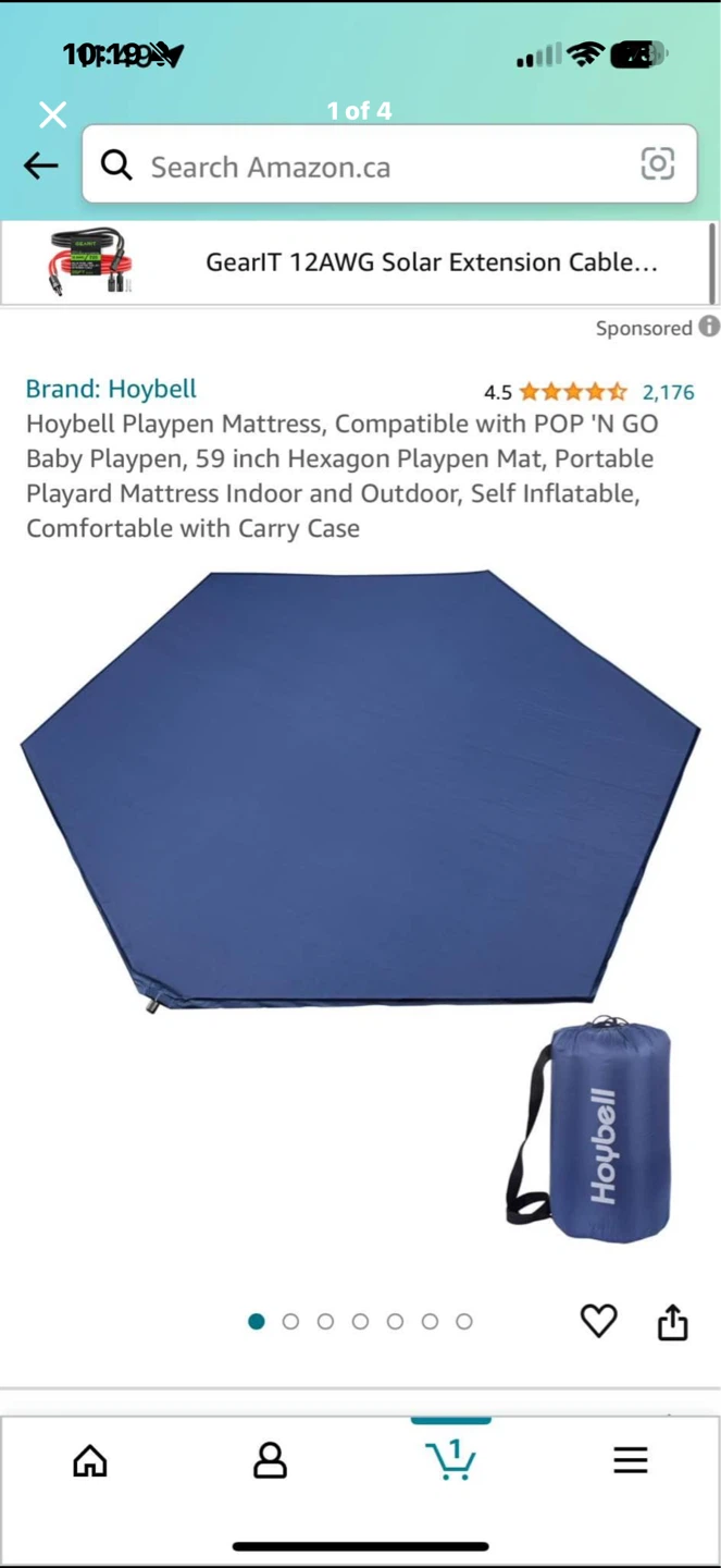 Hoybell Baby Playpen Mattress - 59 inch Hexagon