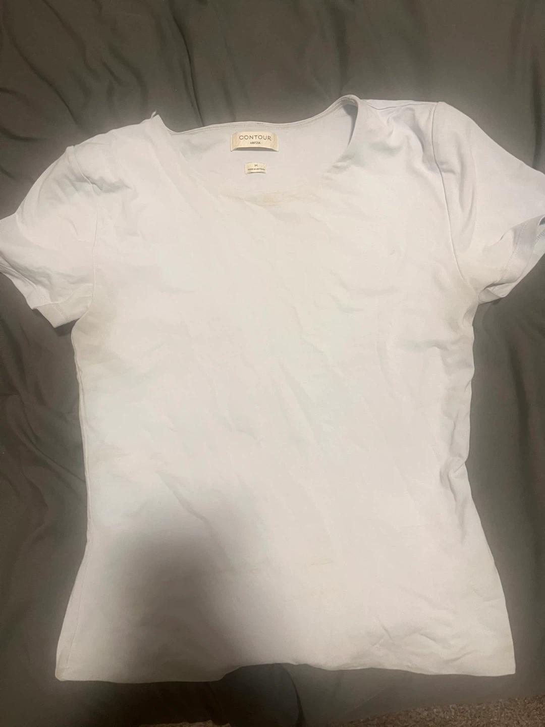 CONTOUR ARITZIA White T-Shirt Size M